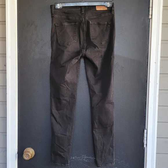 Madewell $129 Black 10" Highrise Skinny Jeans 27 - Picture 9 of 12